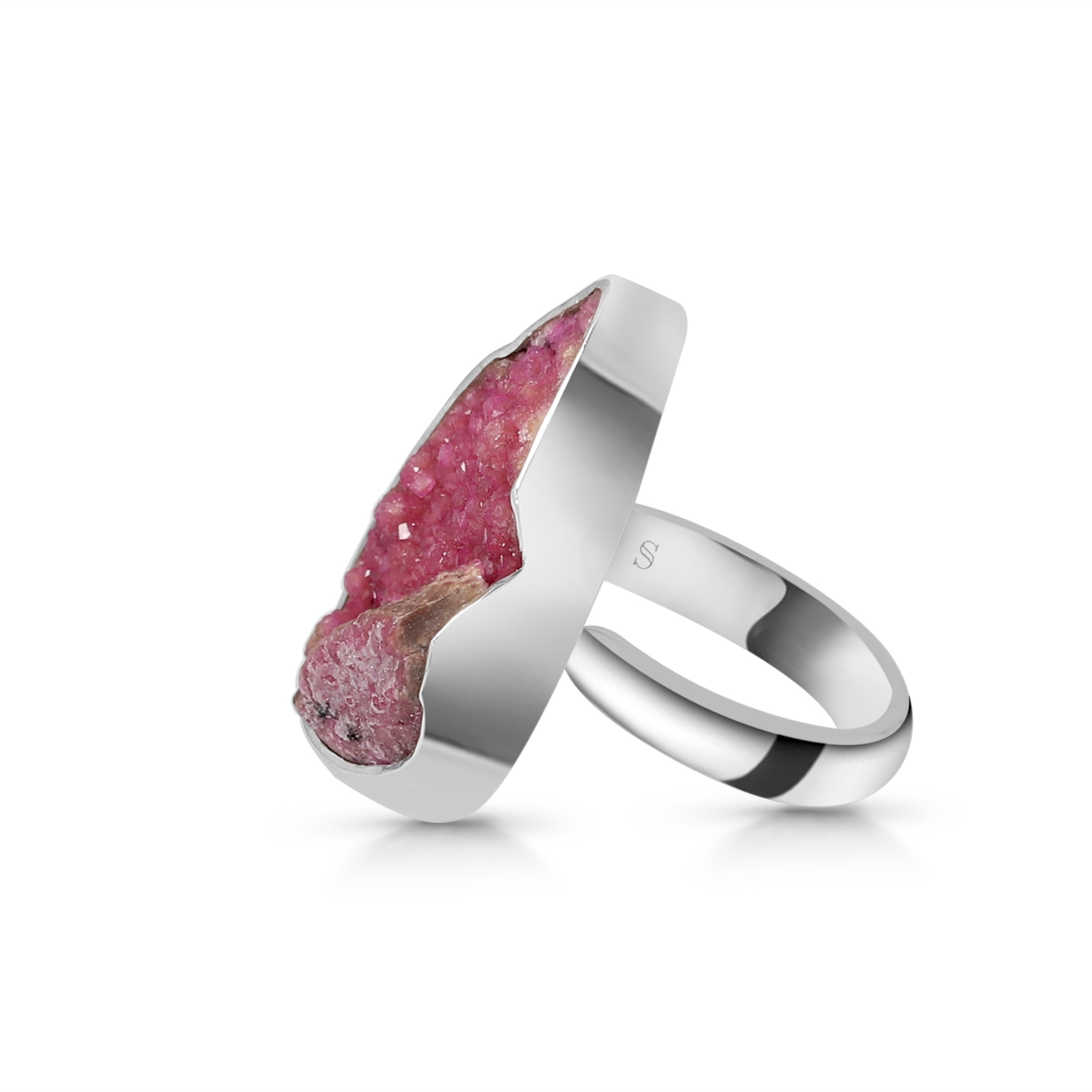 Cobalt Calcite Adjustable Ring-(CBC-R-12)